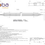 Cylindrical Balloon, NYLON 12, 5 X 150 MM