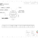 Spectrum Plastics Silicon Tri-lumen Tubing