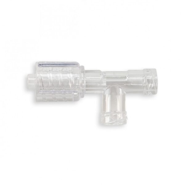 T Connector 2 Female Luer/ 1 Male Swivel