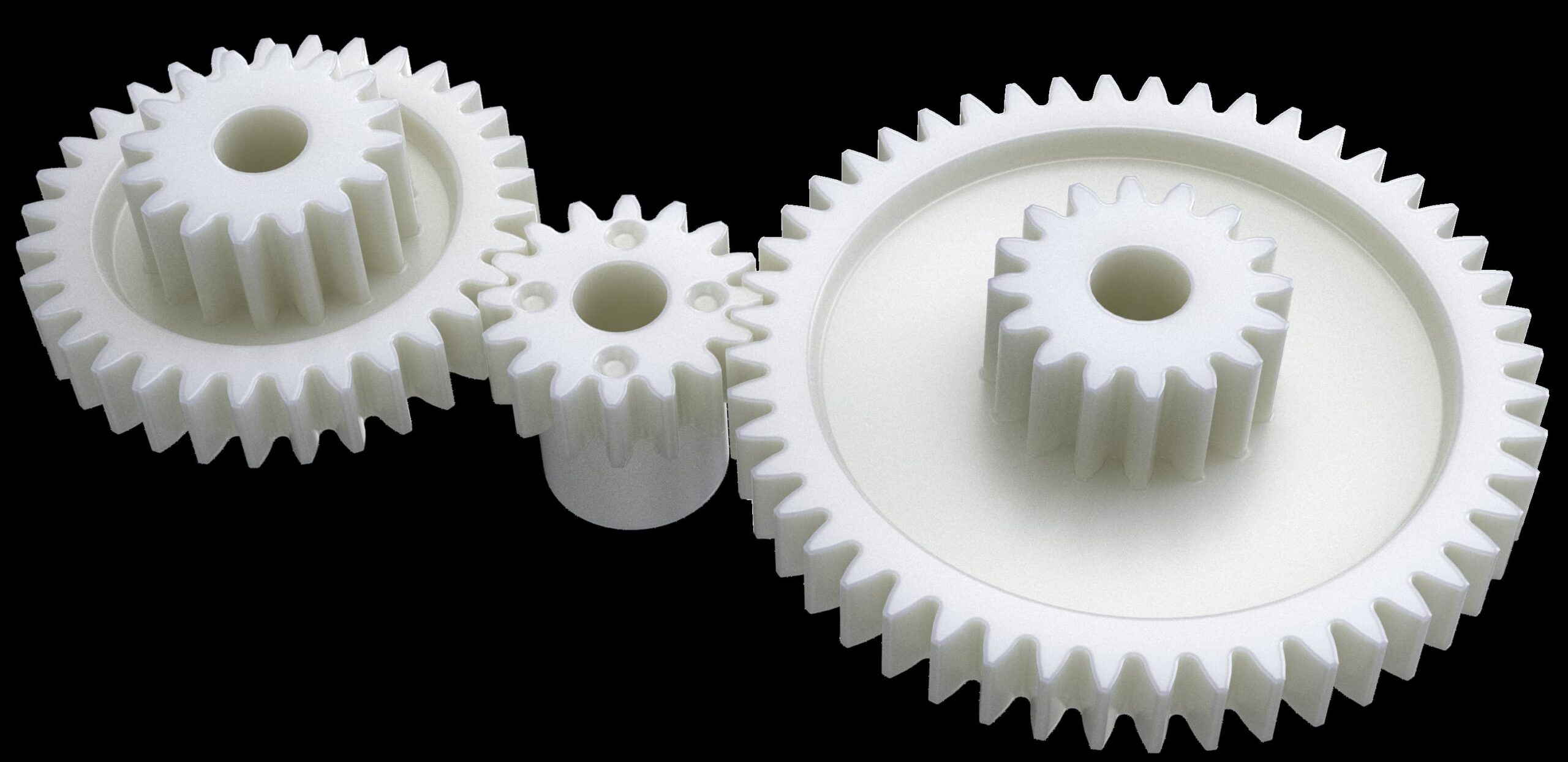 rinrin　a④E① Gear, Delrin AL, 16 and 48 Teeth Compound, 0.482