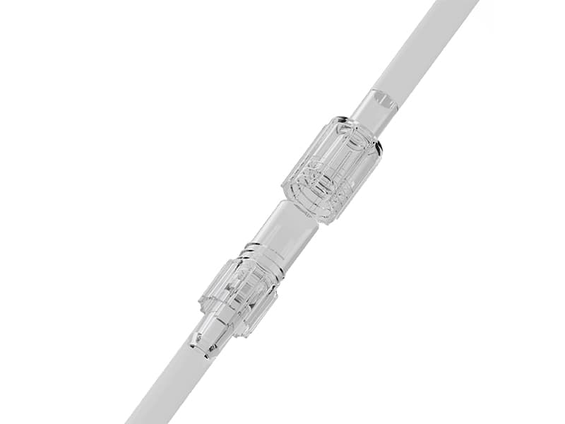 Large-bore shielded connector product image from Resenex