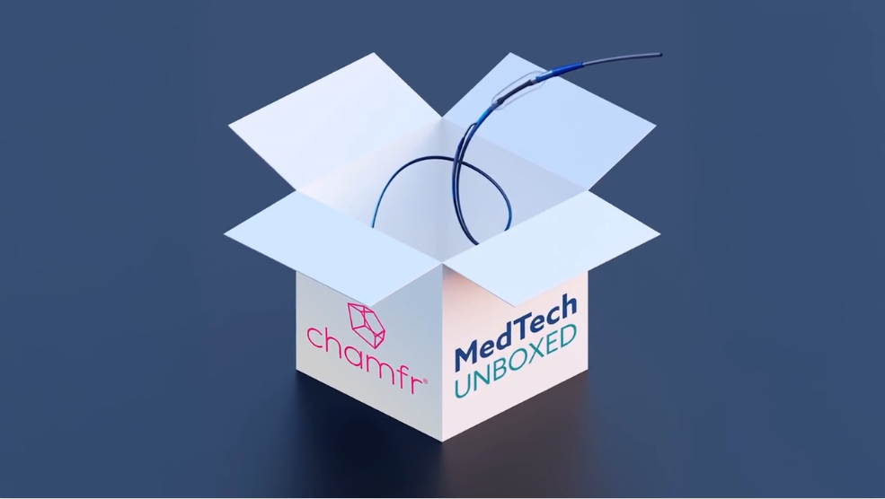 Watch the Chamfr MedTech Unboxed Video opening Cordis Solutions Manufacturing heat shrink, mandrels, and tubing.