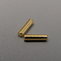 Metal coated proplate gold plated magnets for medical devices