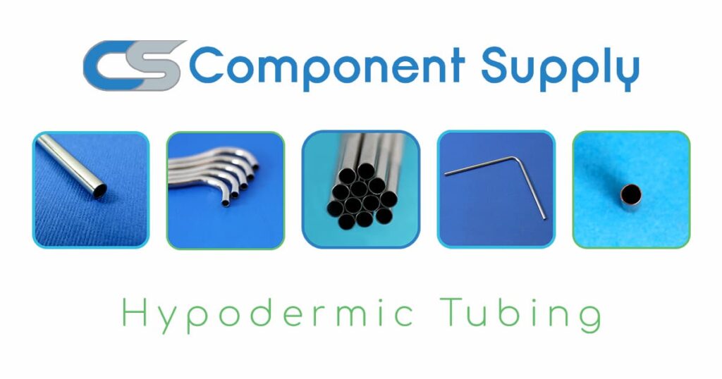 Component Supply hypodermic tubing product images for blog guide