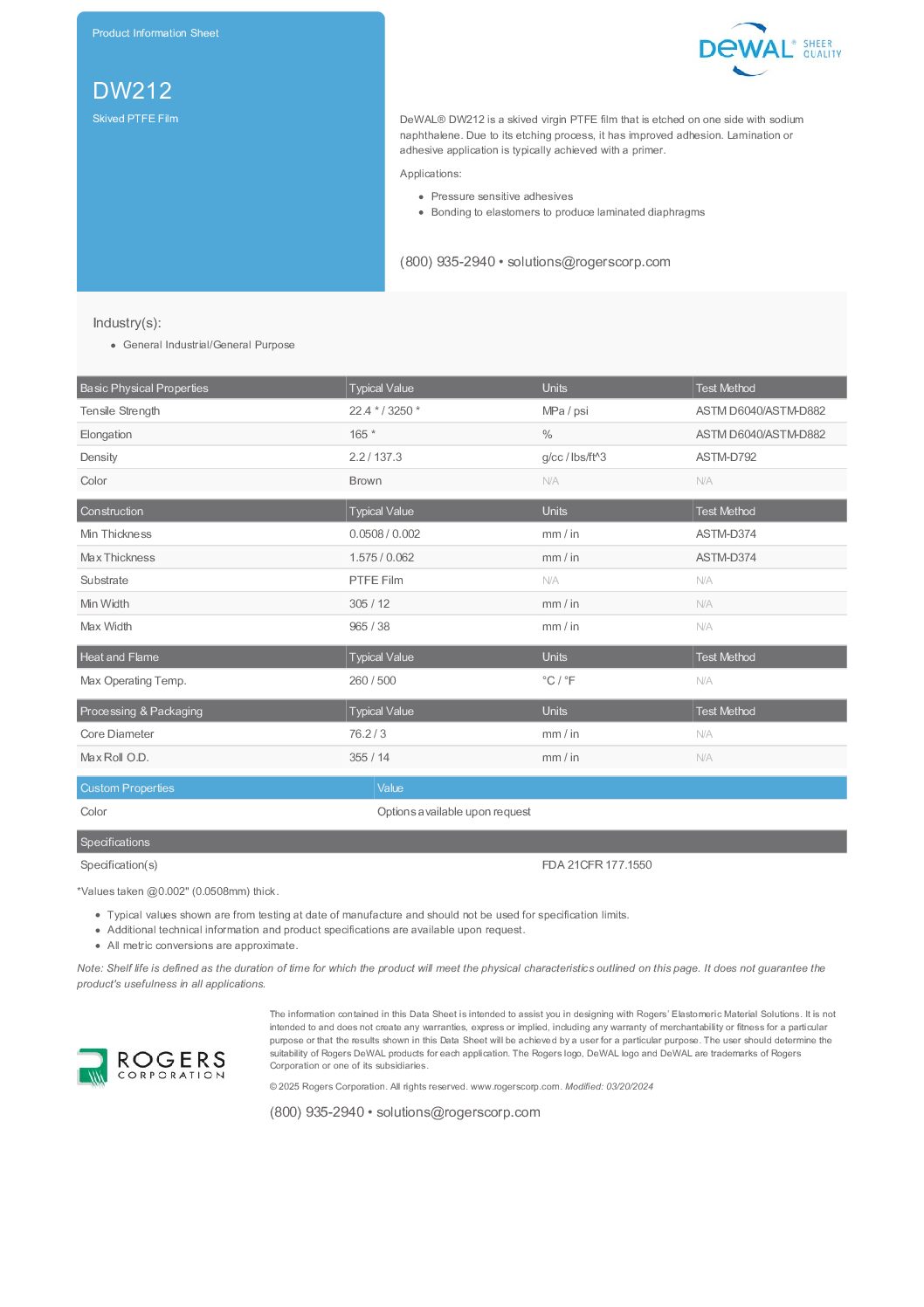 DW 212 datasheet pdf