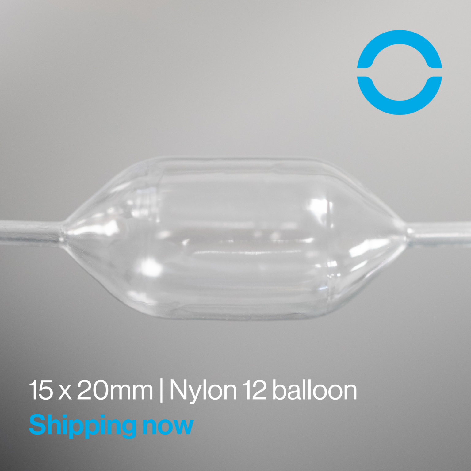 Non-Compliant, Nylon, Medical Balloon, 15.0 mm (0.59