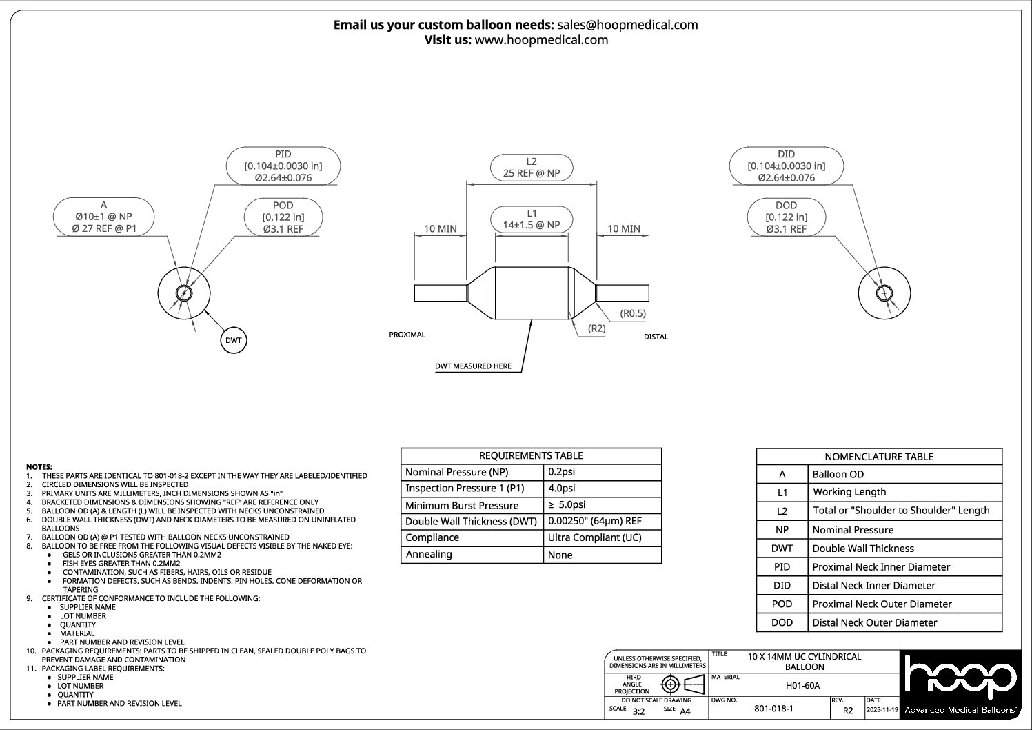 801 018 1 R2 10 x 14mm UC Cylindrical Balloon pdf
