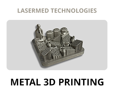 LaserMed Technologies - Small homepage banner ad - Metal 3D printing image