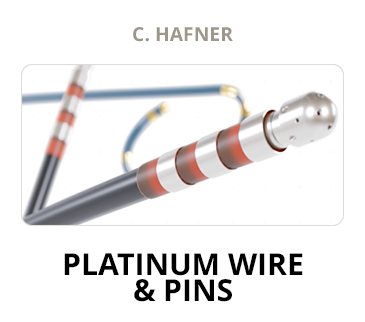 Name: C. Hafner Product: Platinum Wire & Pins