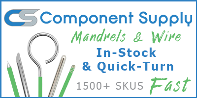 Component Supply Mandrels and Wire In-Stock & Quick-turn 1500+ Skus Fast
