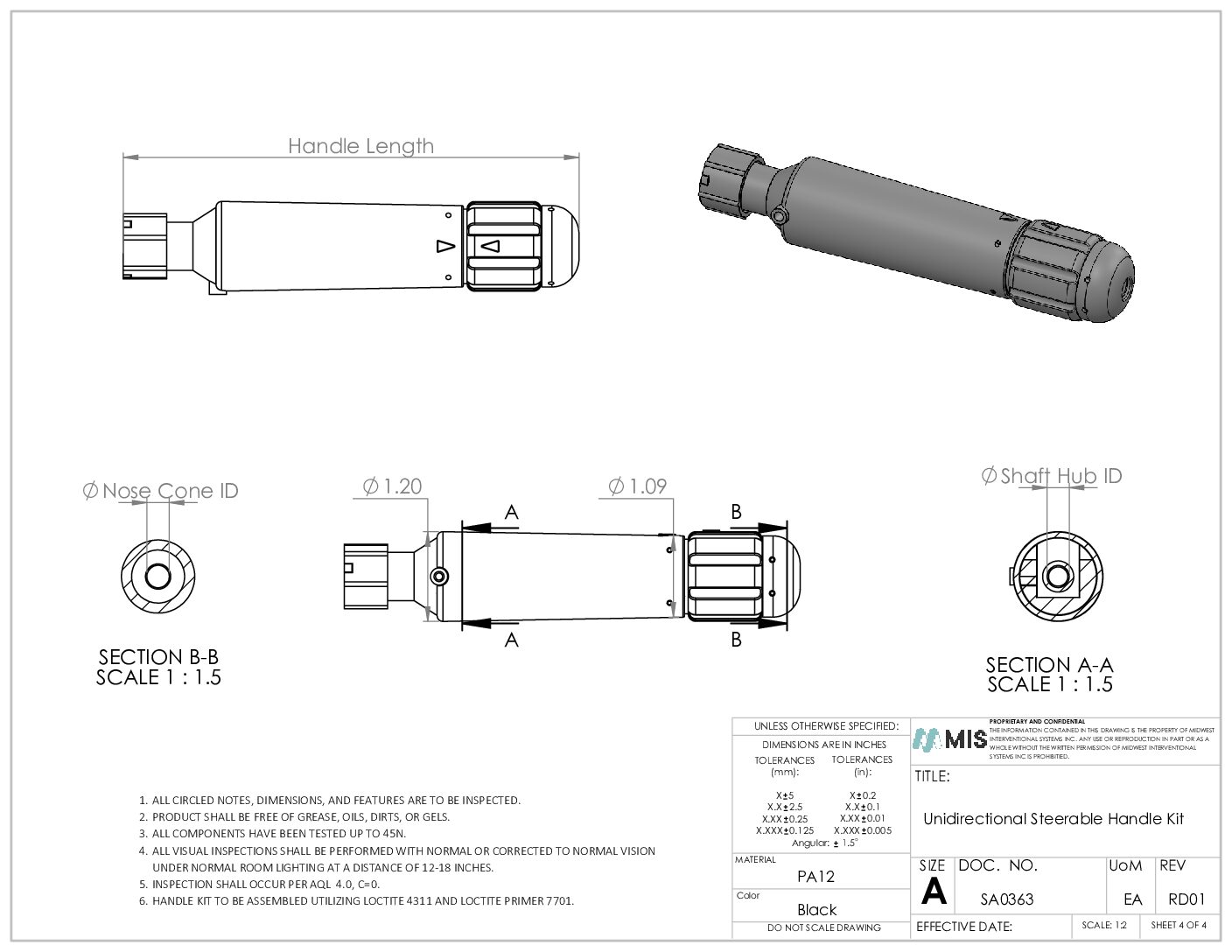 SA0363 Rev RD01 MIS Unidirectional Handle pdf