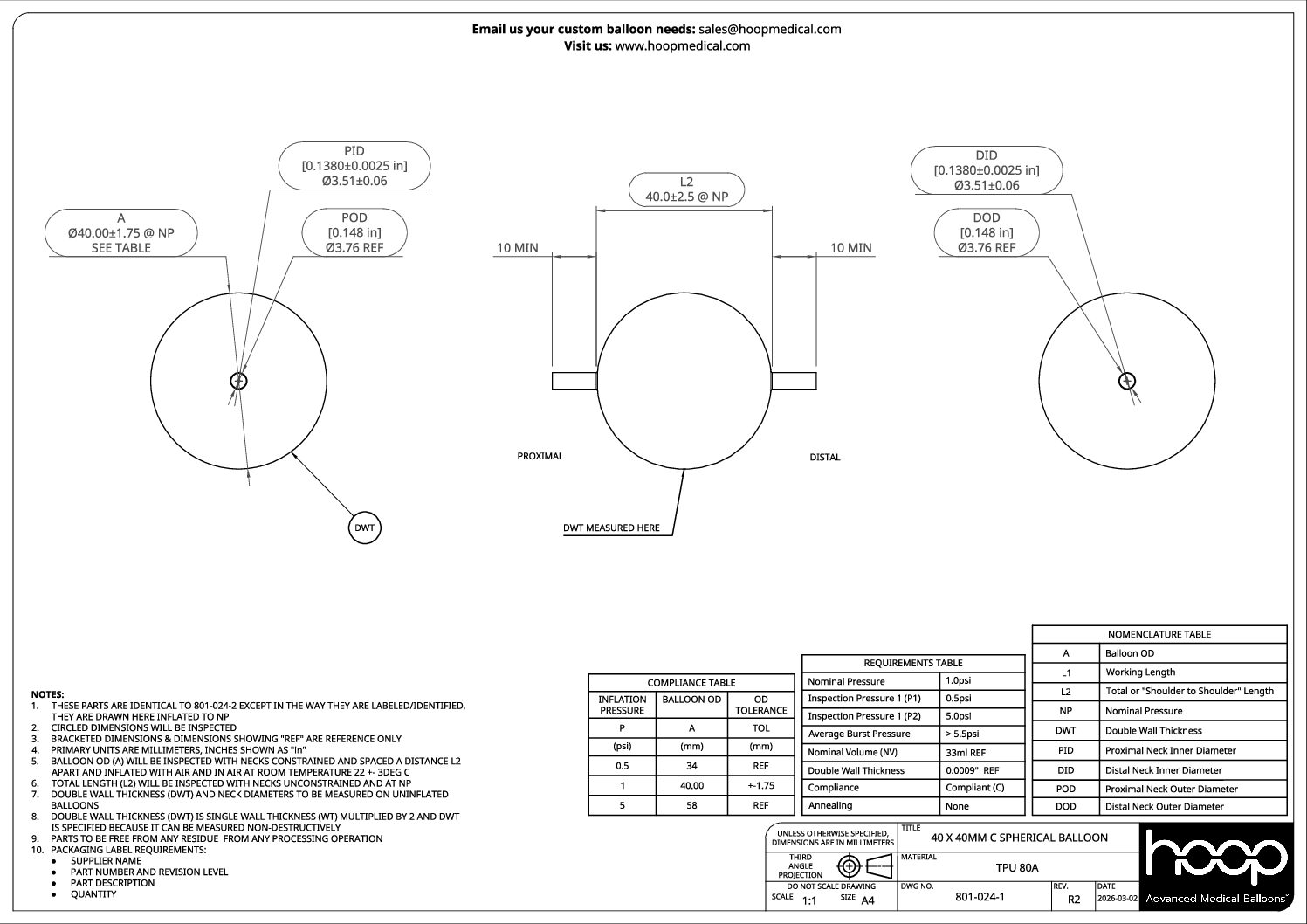 801 024 1 R2 40 x 40mm C Spherical Balloon pdf