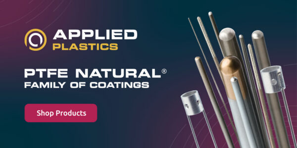 Applied Plastics Ad for PTFE Natural Family of Coatings Shop Products