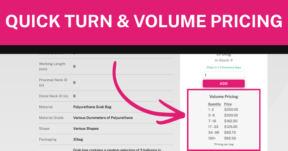 Quick turn and volume pricing