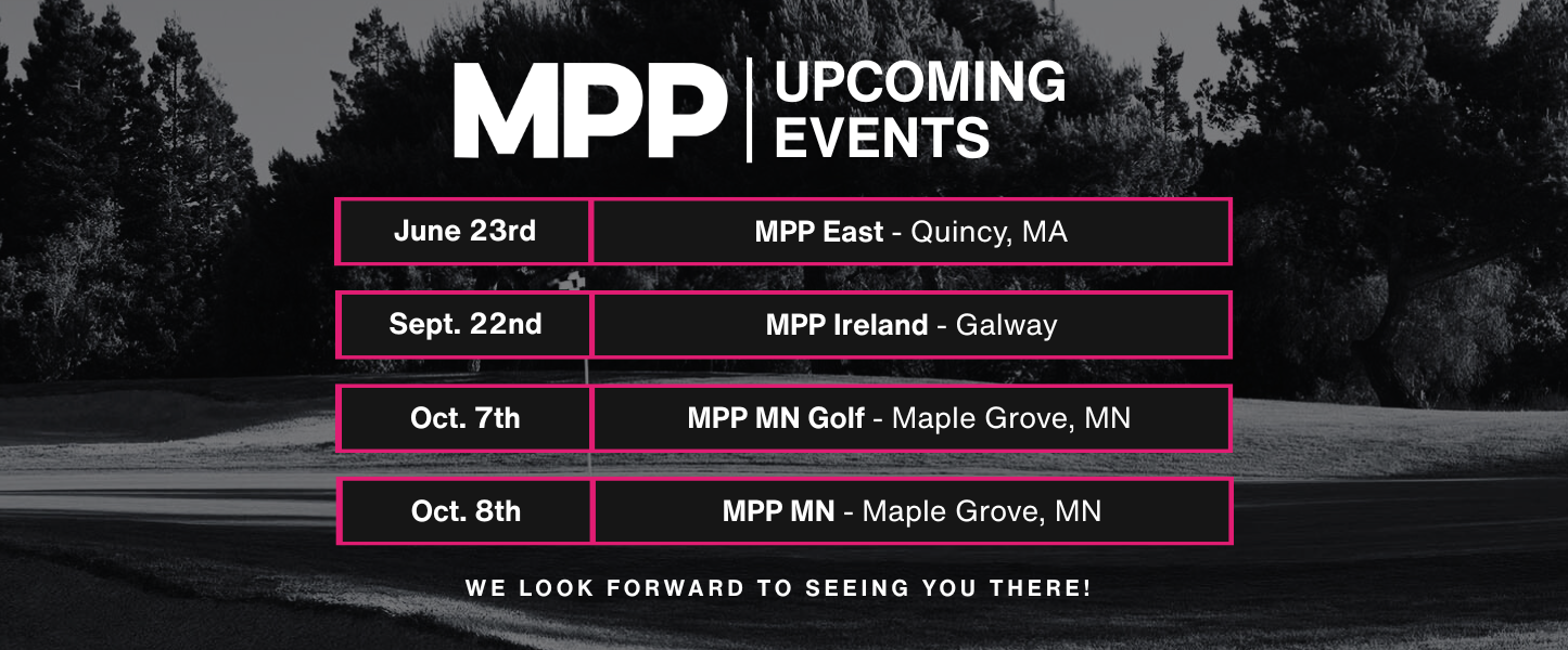 Upcoming events for event page