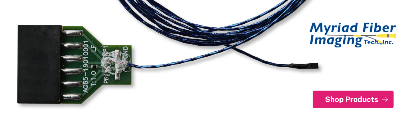 large homepage banner ad for Myriad Fiber