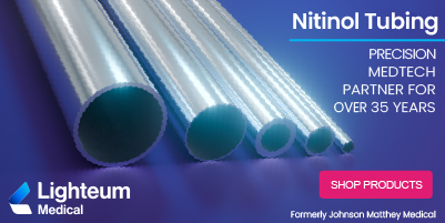 Lighteum medical nitinol tubing ad