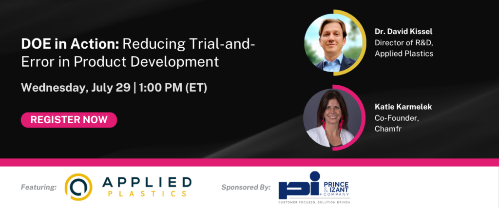 Webinar: DOE in Action: Reducing Trial-and-Error in Product Development