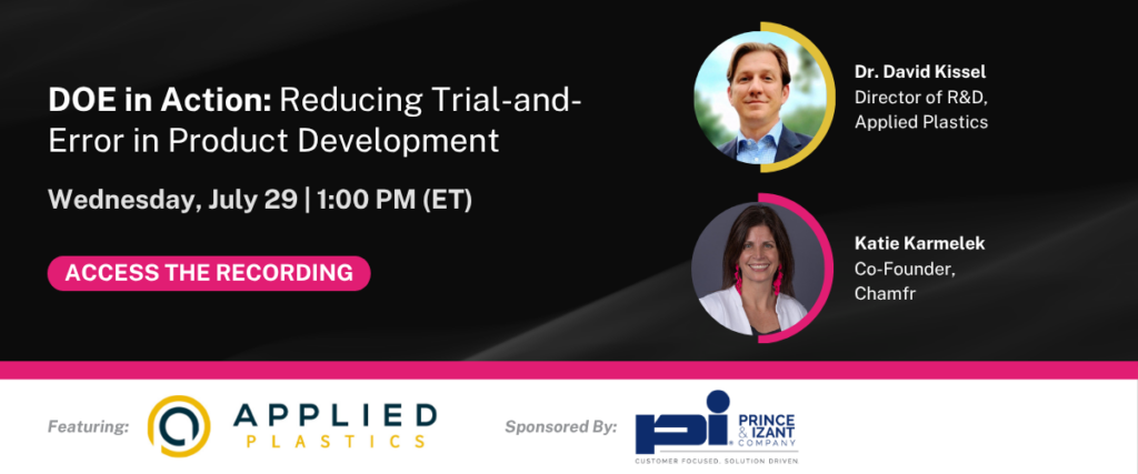 Chamfr Webinar: DOE in Action