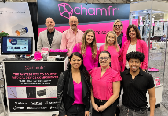 Chamfr team at MD&M Midwest